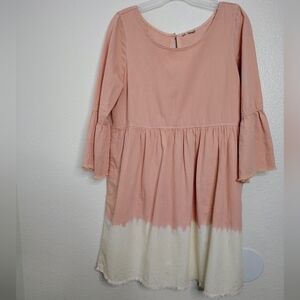 Holding Horses By Anthropologie Lilibet Dip Dye Baby Doll Dress Sz M Cotton.